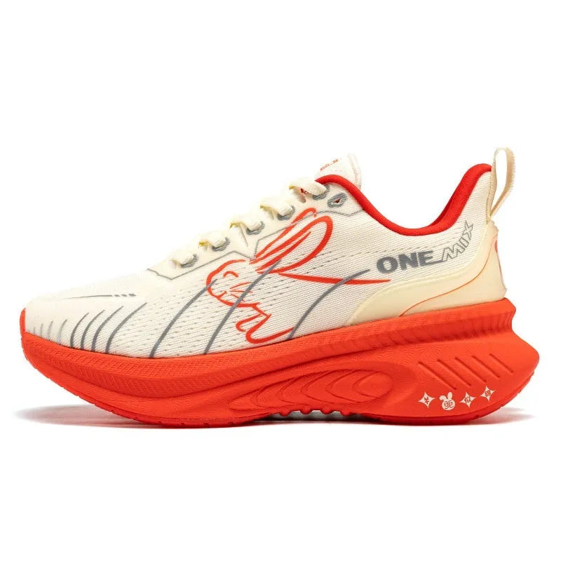 Low-top running shoes with striped pattern, available in multiple colours like black, red, and blue.
