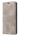 Magnetic flip phone case for iPhone in multiple colours showing leather and TPU construction