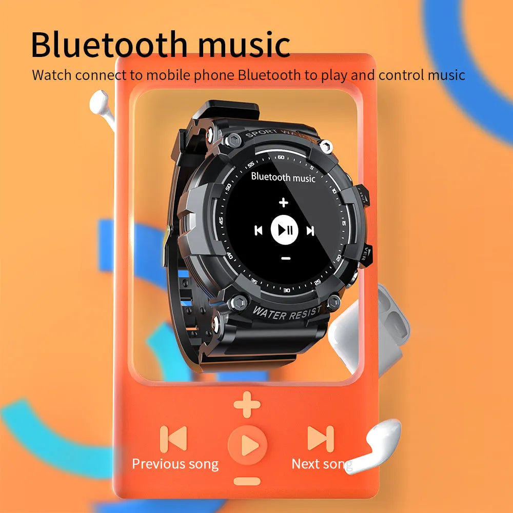 ATTACK 3 IP67 waterproof Bluetooth sports watch with colour screen on wrist.