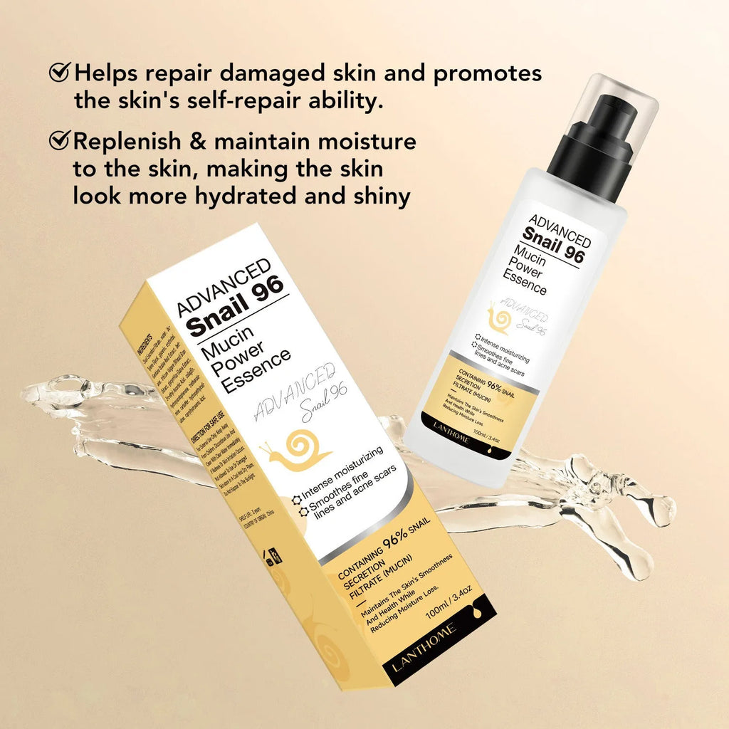 100ml snail serum moisturising facial essence bottle for universal skin types