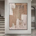 Handmade oil painting canvas wall art abstract modern decor for living room rolled frameless