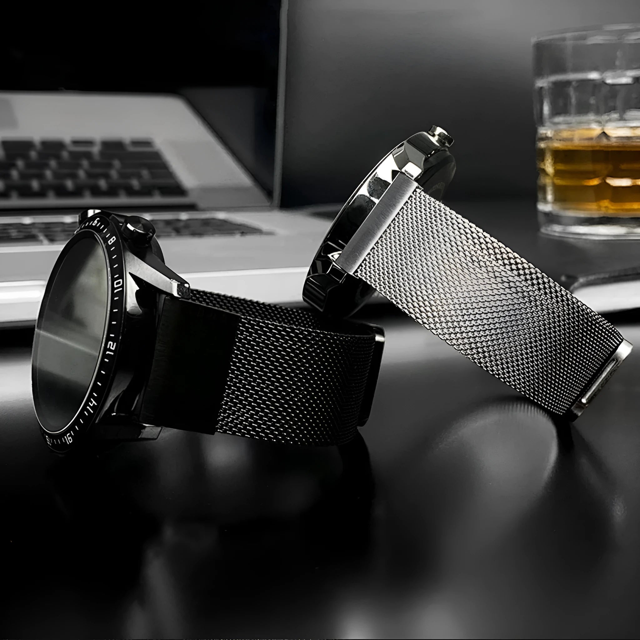 Stainless steel card-style replacement strap for Garmin Fenix 7 and Fenix 6 smartwatches in silver colour