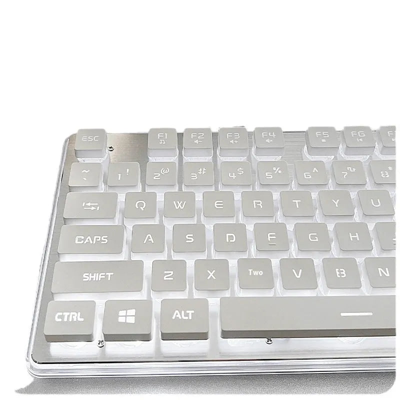 Wired mute keyboard with ABS construction in multiple colour options with various lighting effects
