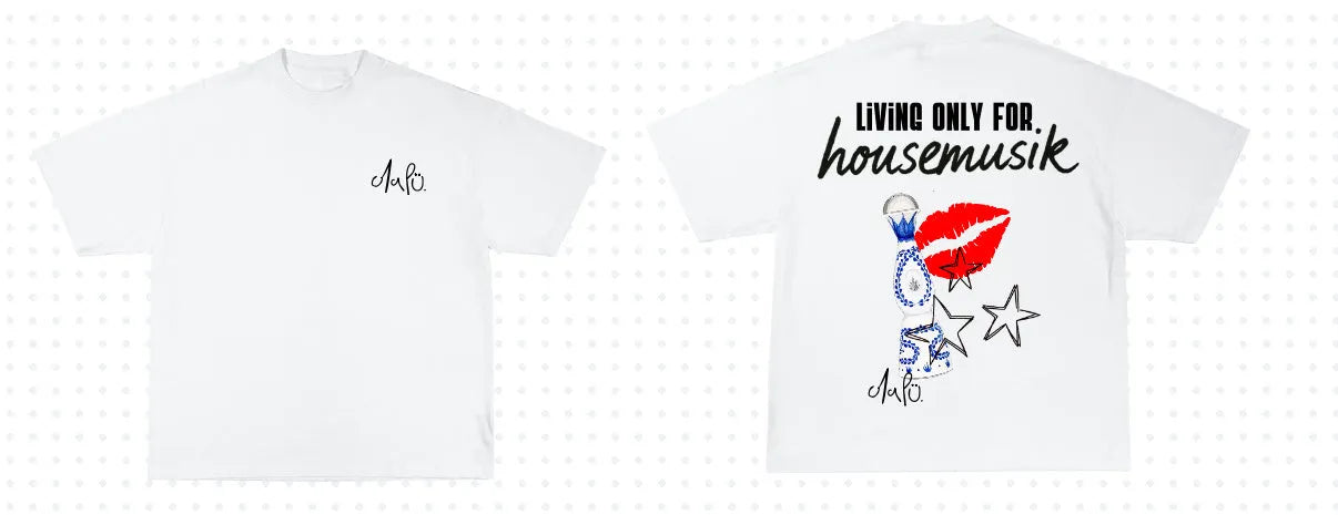 Pattern printed short sleeved cotton shirt, loose fit, round neck, available in black and white, street hip hop style