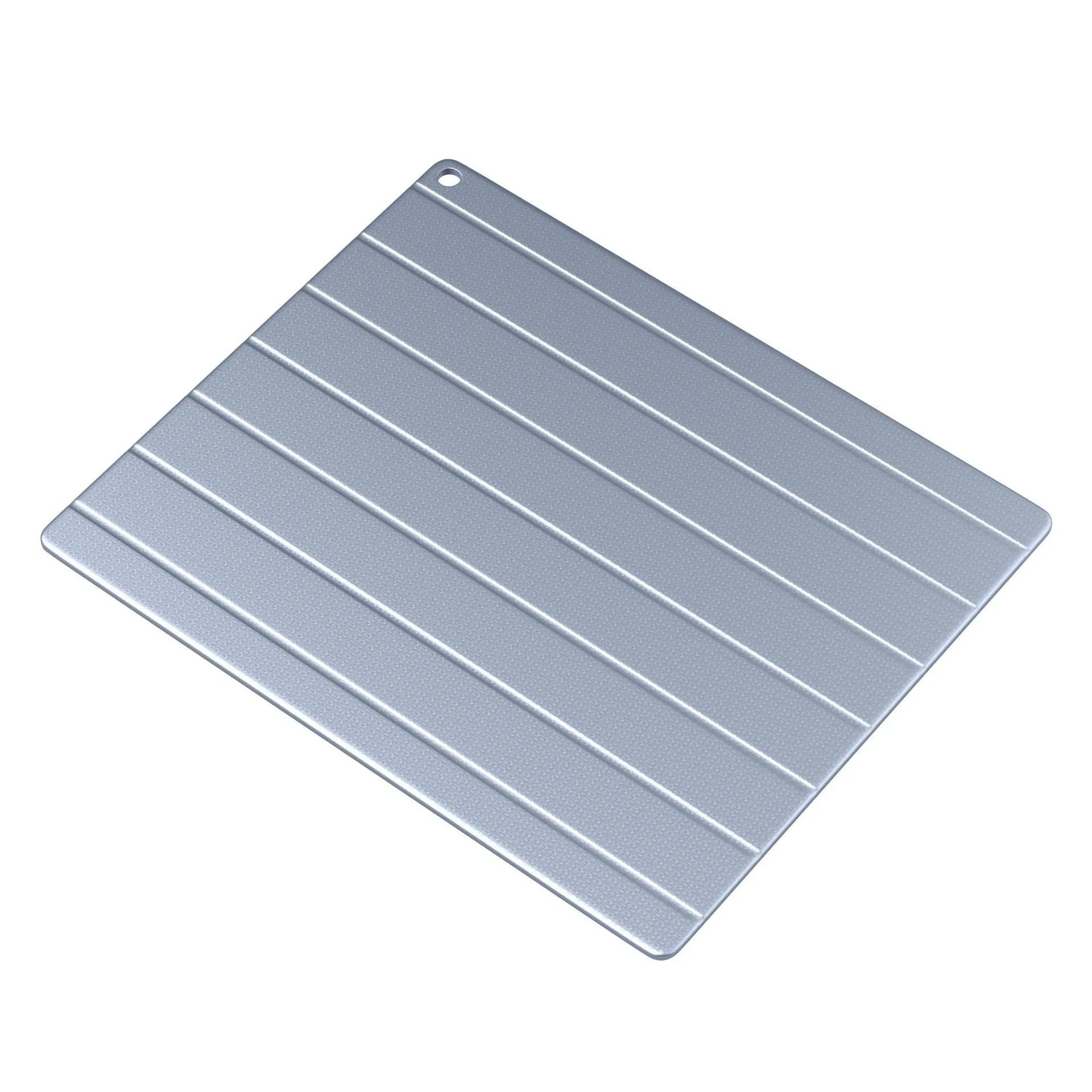 Aluminium household quick defrosting plate device for frozen food thawing