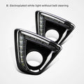 Mazda CX-5 replacement LED daytime running light bulbs with electroplated housing.