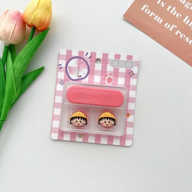 Colourful plastic cartoon magnetic data cable fixer clip for desktop computer cable management