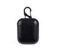 Genuine leather AirPods charging case in black, brown, light brown and red colour options