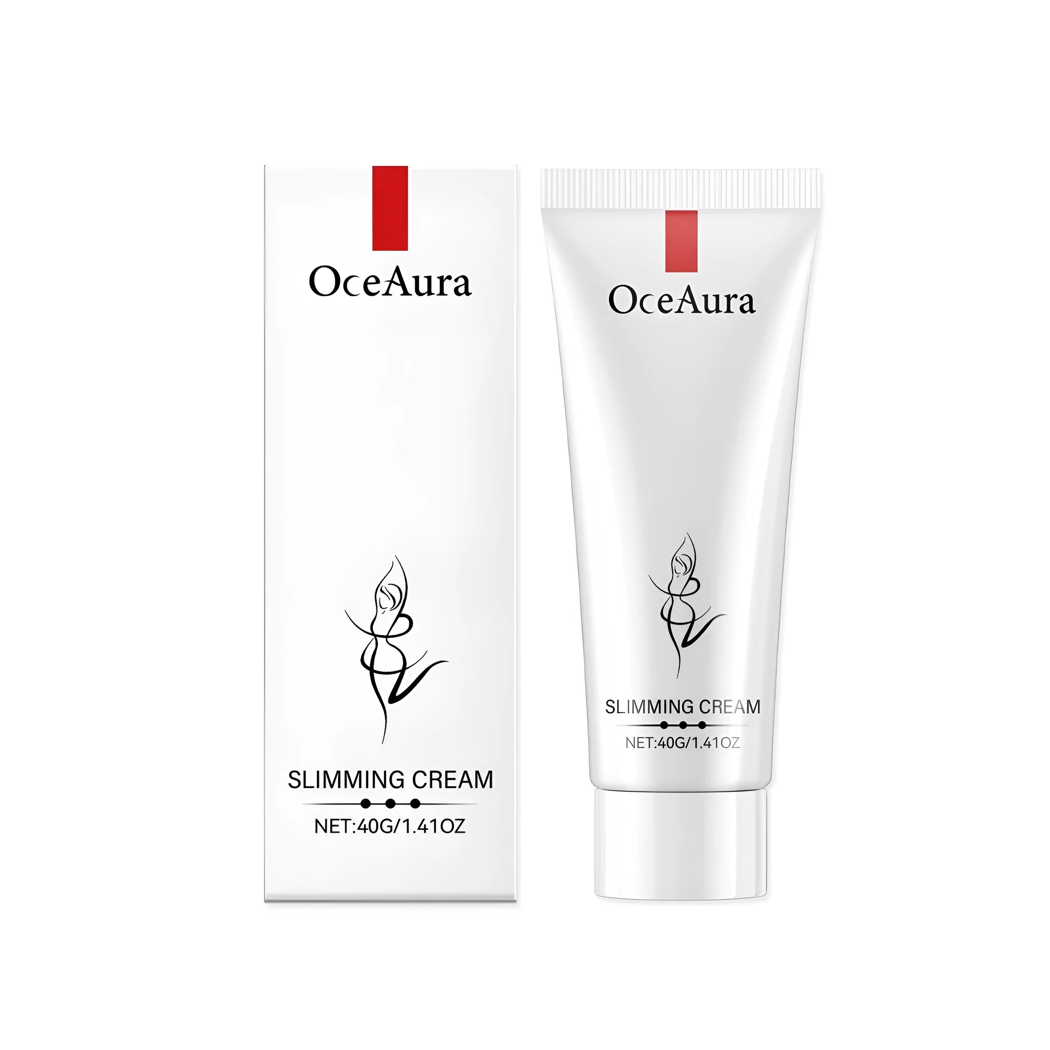 Body Slimming And Body Shaping Cream 40g Firming Topical Treatment with Hyaluronic Acid Vitamin E Acetyl Hexapeptide-8 for Skin Toned Appearance Daily Use