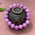 Natural quartz rock jade bracelet in Chinese style, multi circle, 8mm bead size, single ring design