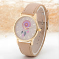 Ladies balloon decorative dial watch with onion crown, PU strap, alloy case, 40.5mm round dial