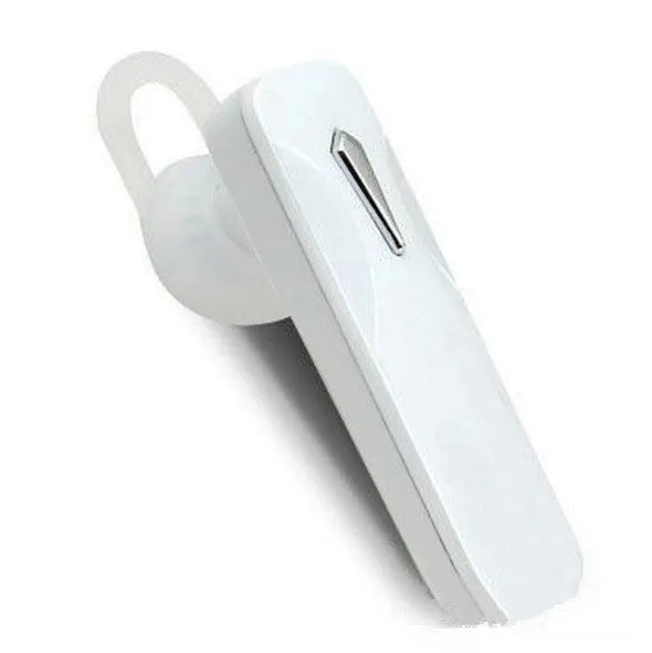M163 black and white Bluetooth car headset for hands-free calling and music control