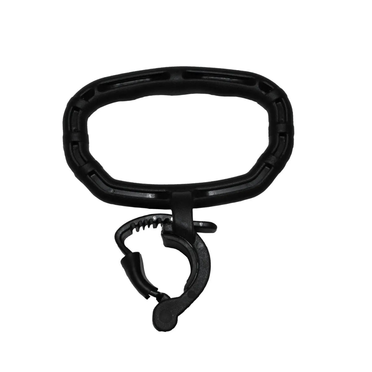 Black PP adjustable kettlebell handle with 21x19cm dimensions for home strength training
