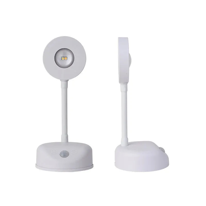 Modern geometric rechargeable wireless wall lamp with remote control on indoor wall