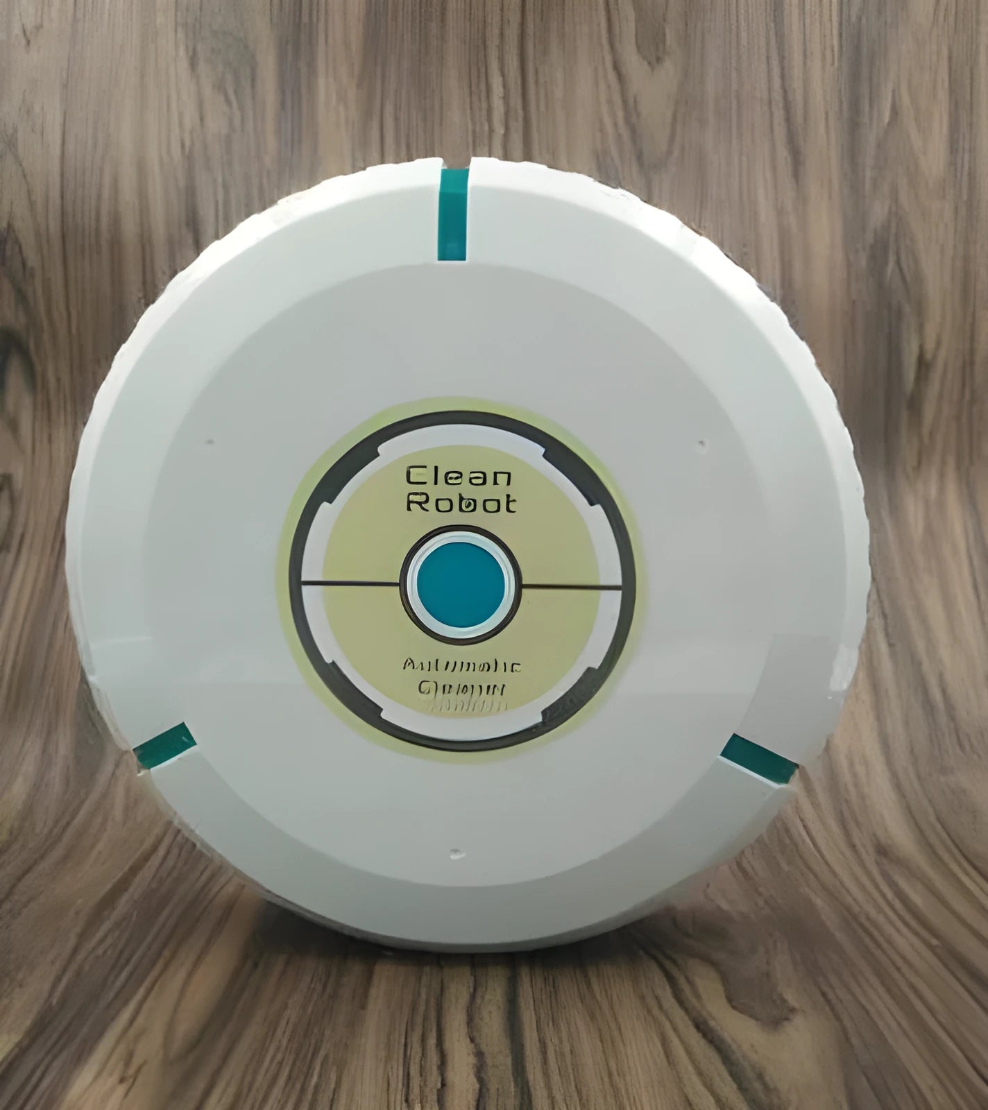 Black and white ABS automatic sweeping robot cleaner 23cm for multiple floor types