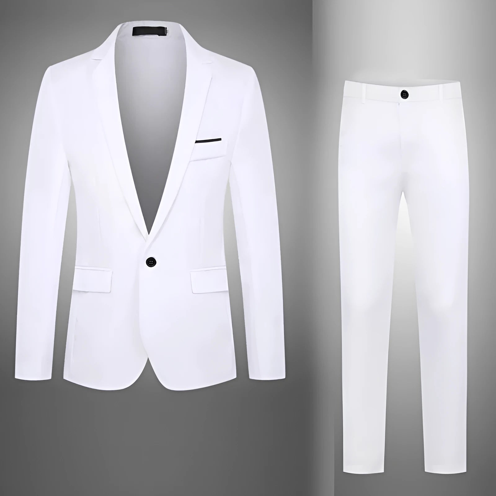 Men's loose fit tuxedo jacket in acetate fibre available in multiple colours for weddings