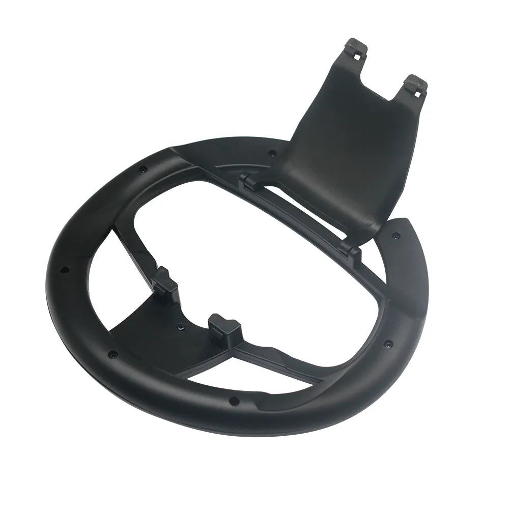 PS5 steering wheel attachment in black ABS plastic for Sony controller, single player racing accessory