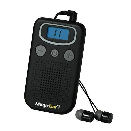 Digital display mobile hearing aid booster sound personal voice enhancer in brilliant colour