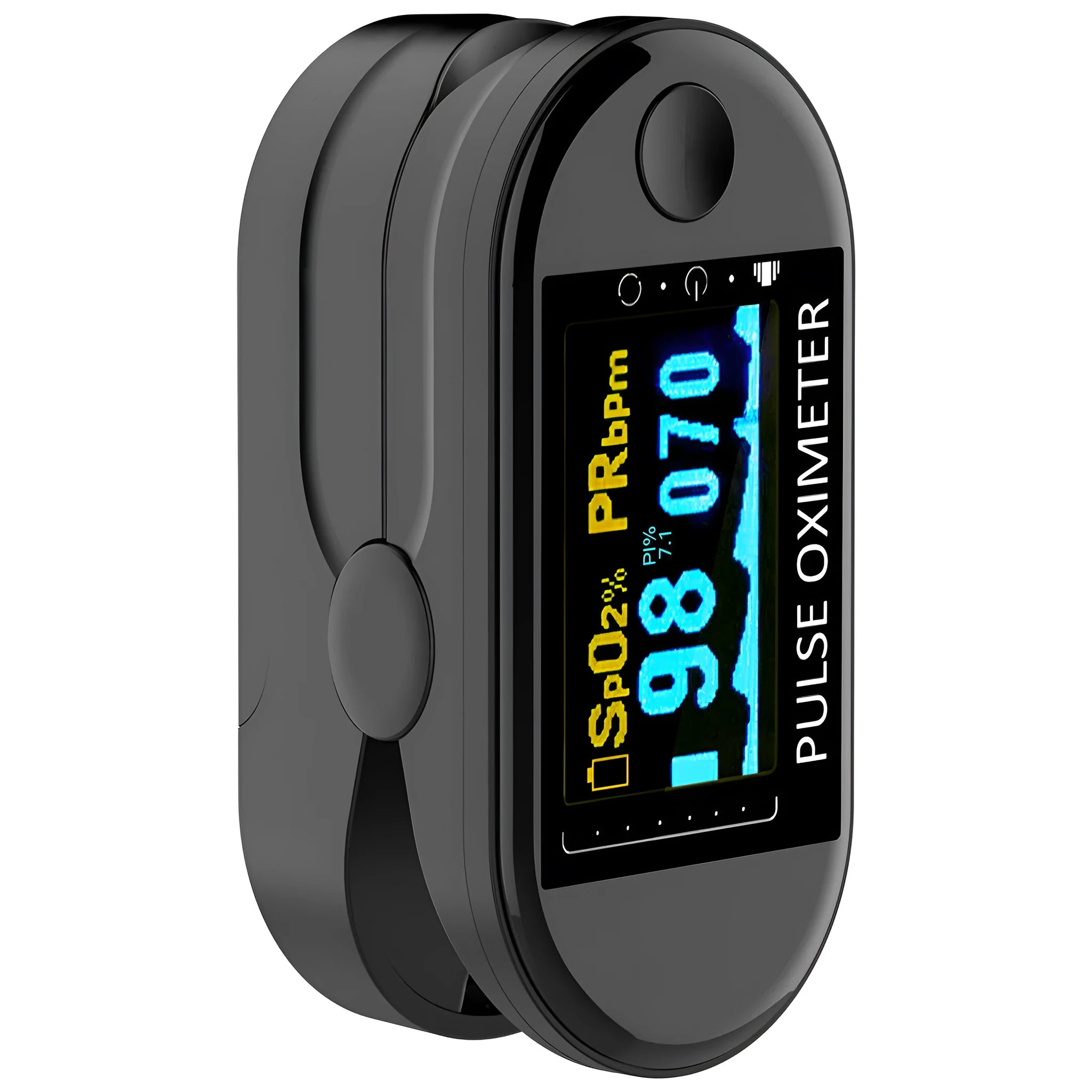 Fingertip pulse oximeter H6 H8 battery powered plastic monitor for oxygen saturation