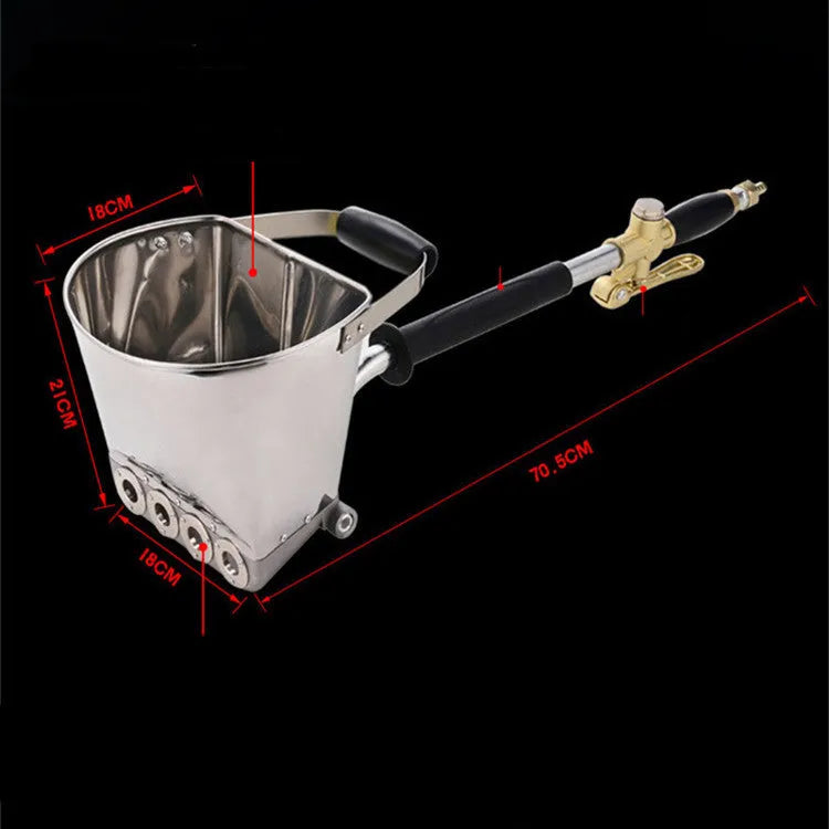 Multi functional pneumatic airless spraying machine for exterior wall paint with detachable nozzle