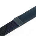 Stainless steel watch strap in silver, black, gold, and rose gold colours for 38mm and 42mm watches.