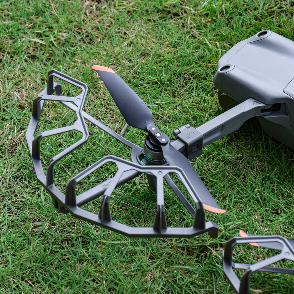 Grey ABS propeller protection ring for DJI Mavic Air 2 and Air 2S drones showing semi-enclosed blade guard design