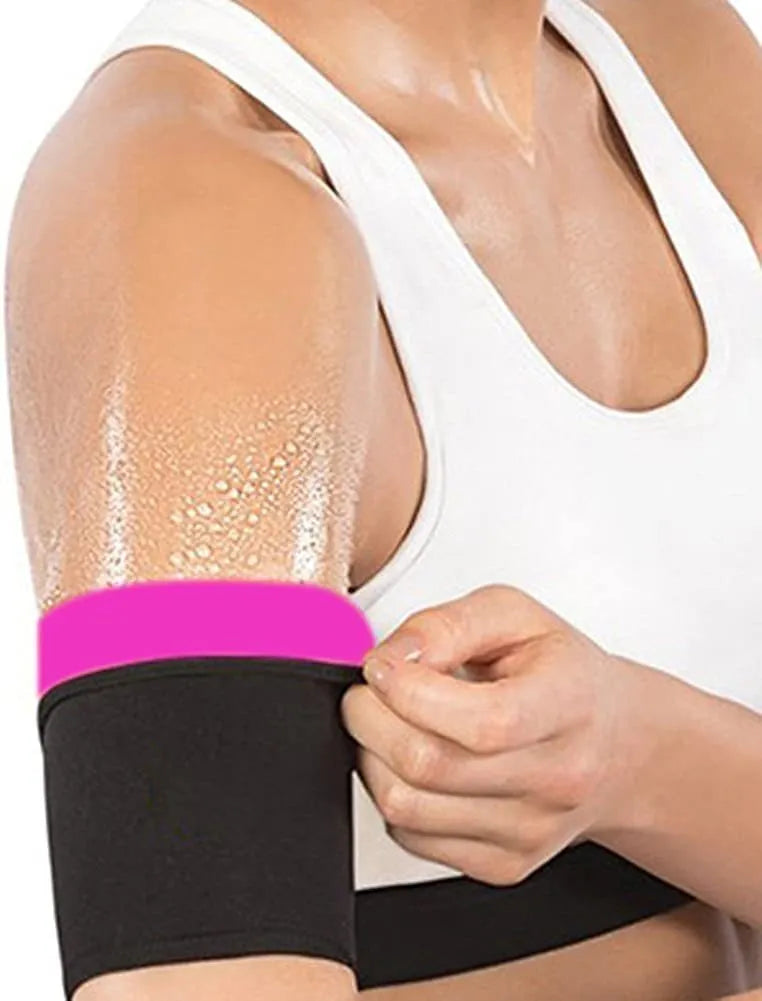 Sports arm band sweatband for fitness activities in multiple colour and size options