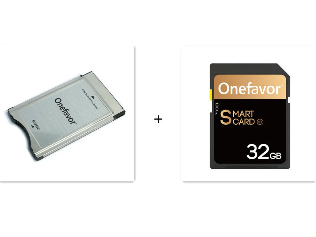 SD to PCMCIA adapter card with 32GB SD card for Mercedes-Benz and PC use