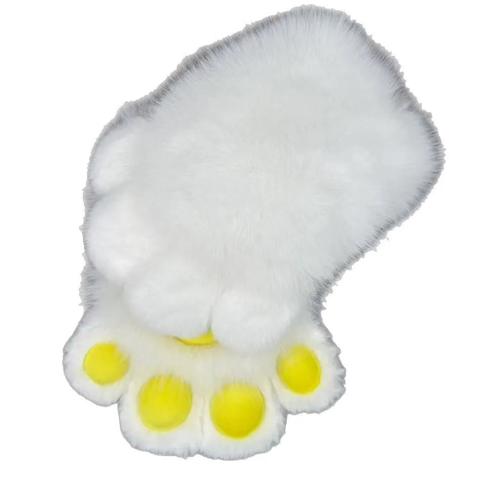 Colourful nylon animal claw cosplay gloves for fancy dress and Halloween costumes.