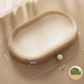 Large sisal cat scratching board with integrated lounge bed featuring adorable cat design