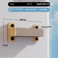Space capsule suspended cat scratching post mounted on wall with sisal scratching surface