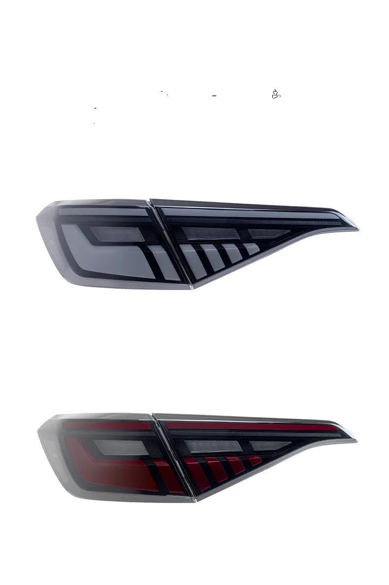 11th generation Honda Civic modified LED taillight assembly in black and red colour option.
