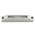 Metal and glass spirit level measuring 132mm with precision accuracy specifications for machine tool work