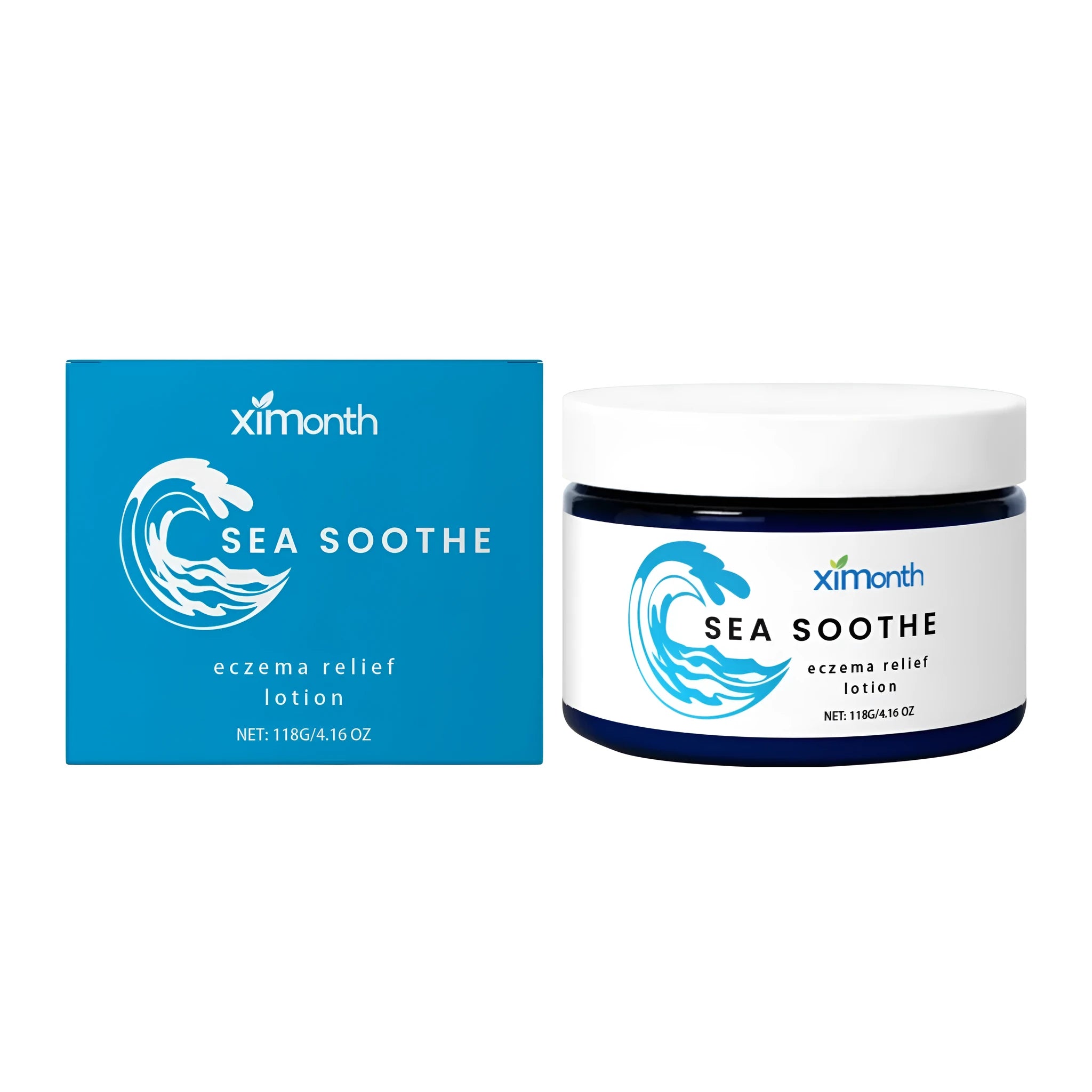 A 118g tube of barrier repair cream with mint leaves and shea butter for facial skin care.