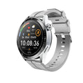 GS3 Max black smart watch with silicone strap showing health stats on screen