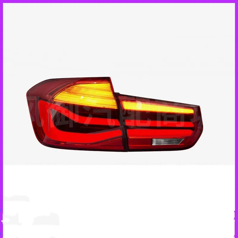 BMW 3 Series LED tail light assembly with streamer steering lights in red or smoked black finish