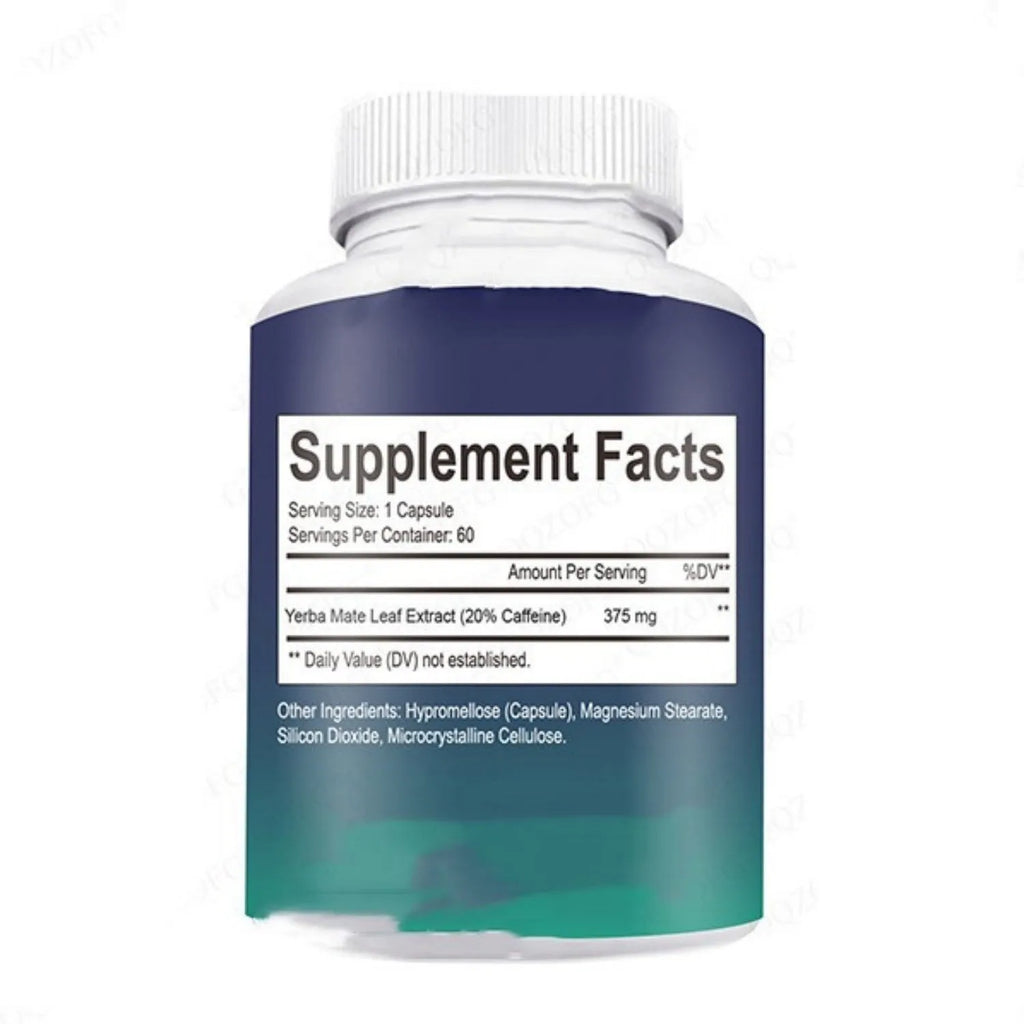 60 vitamin capsules supplement container for daily nutritional support