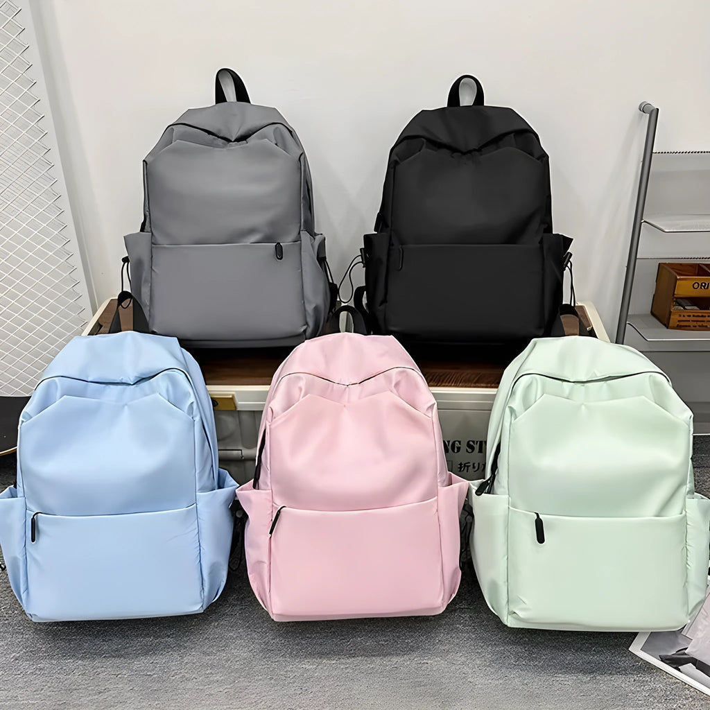 Waterproof large capacity folding backpack with air pillow belt in five colours for outdoor sports and daily use