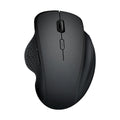 Grey and black wireless charging mouse for laptops with USB cable