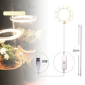 USB LED plant grow light with transparent PC and aluminium housing on a 25cm acrylic stick.