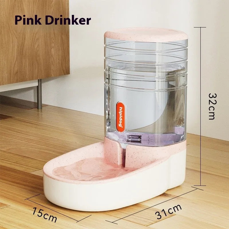 Automatic pet water fountain 3.8L large capacity dispenser in blue grey green pink for cats and dogs