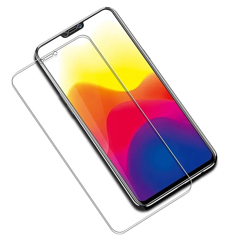 HD tempered glass screen protector for Samsung mobile phone on a dark surface
