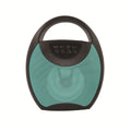 Portable Bluetooth speaker in black, blue or pink colour with USB and card slots
