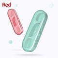 Portable dental floss in plastic packaging measuring 180x238mm with 100 or 108 piece options