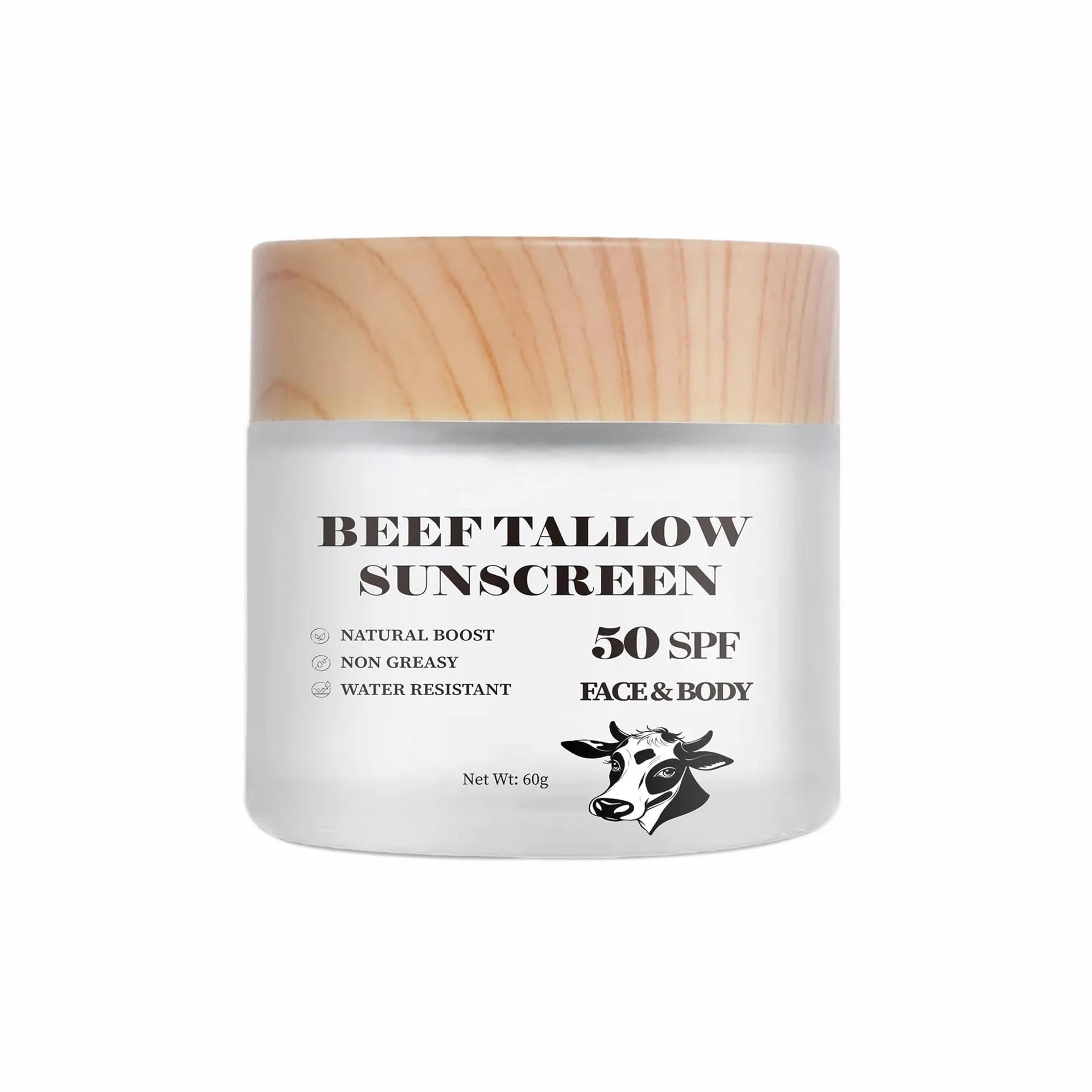 60g tin of beef tallow protective cream for waterproof skin barrier