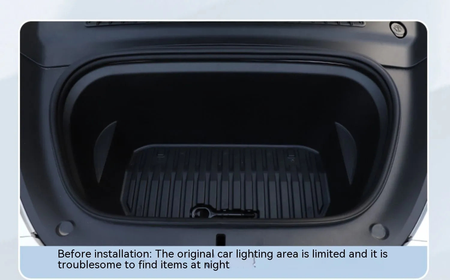 Tesla Model 3 and Model Y front centre console ambience light modification kit in three colour options