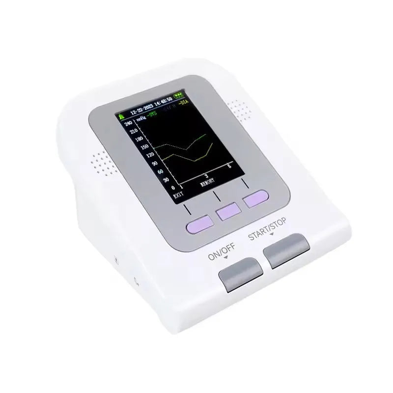 CONTEC08AVET veterinary digital blood pressure monitor with colour screen and animal cuff.