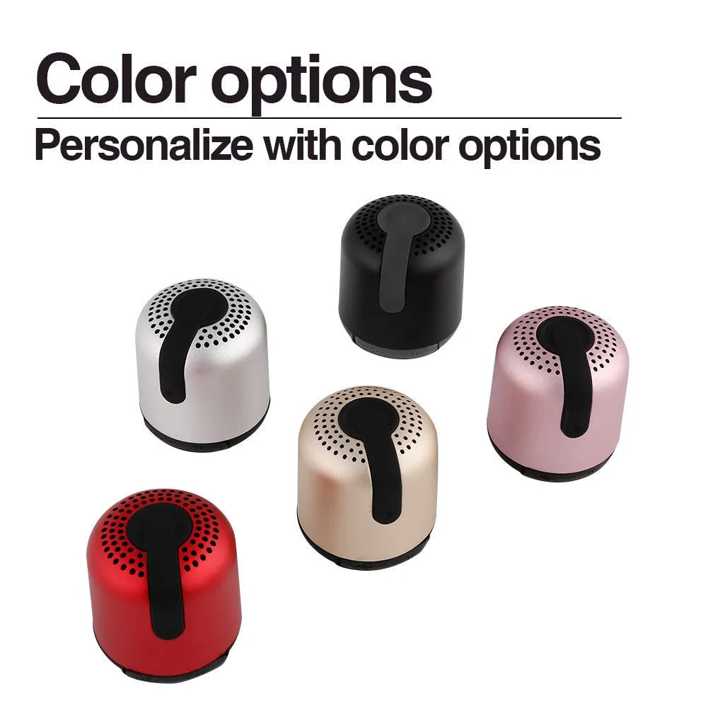 Hieha XQ11 cylinder-shaped mini Bluetooth speaker in metal housing with colour options