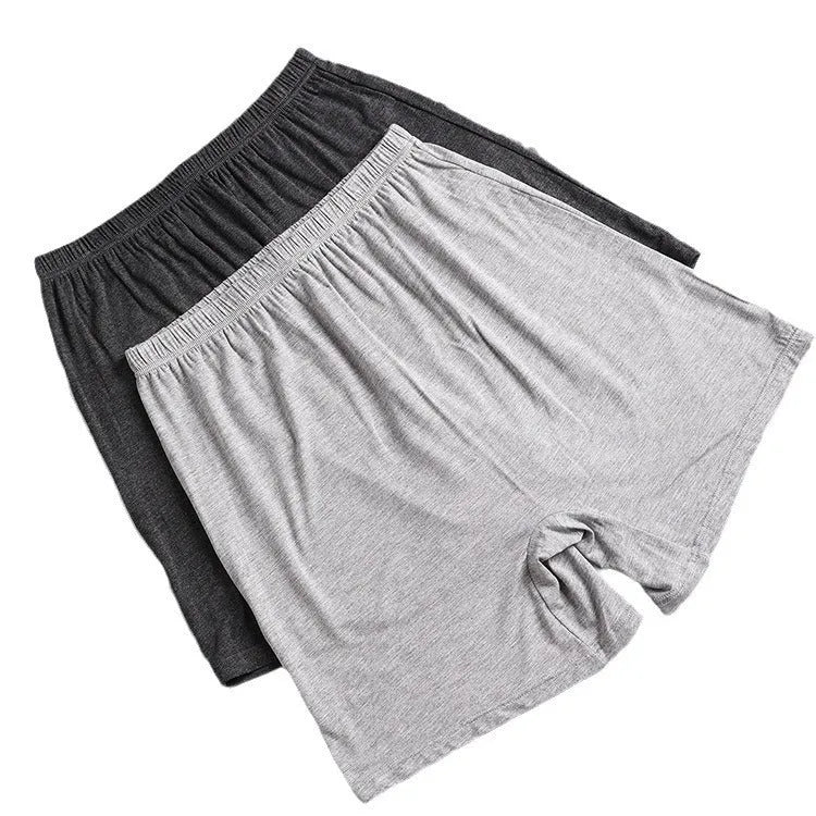 Men's solid colour modal boxers on a white background, showing the high-waist design.