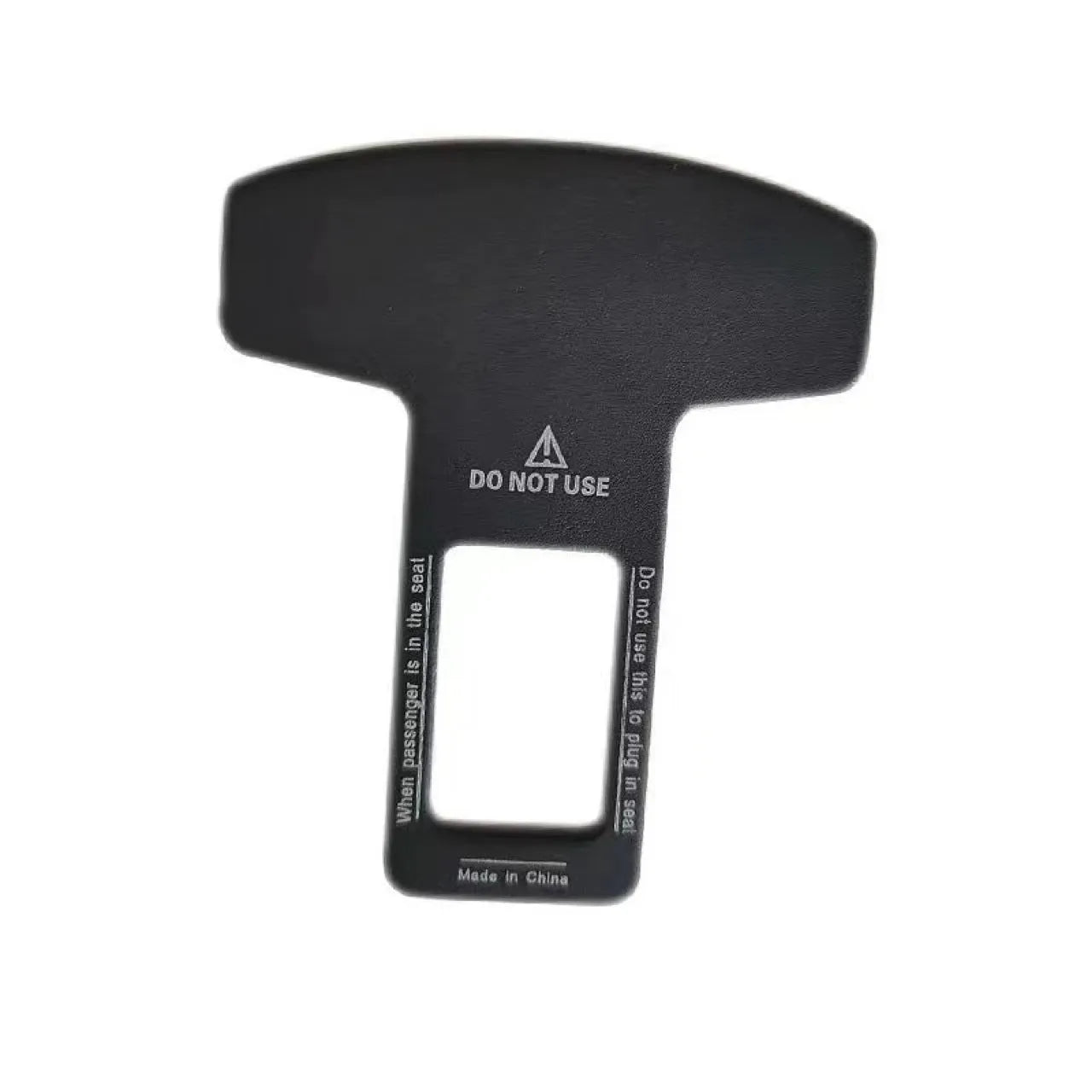 Aluminium alloy bottle opener keychain with a frosted carbon fibre finish and a 2.1cm pick head.